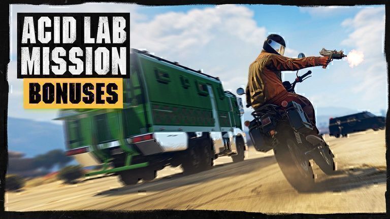 Lo último en GTA Online: Obtén bonificaciones en misiones de venta y reabastecimiento del laboratorio de ácido